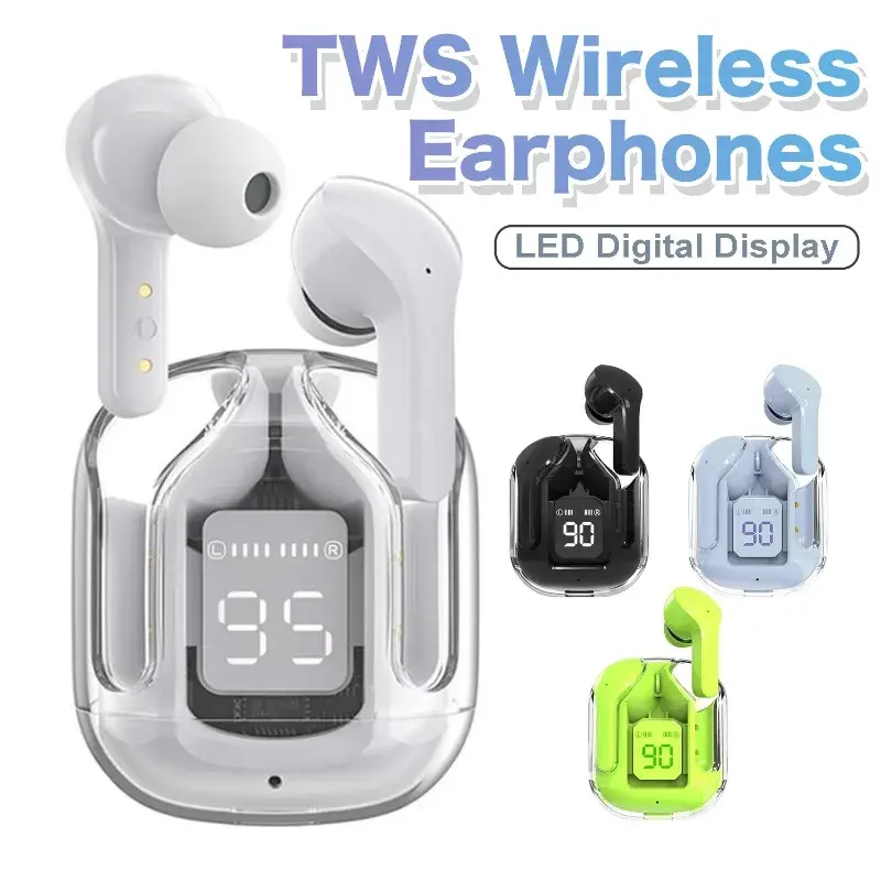 Fon Kepala TWS, AIR31, Alat Dengar Bluetooth Tanpa Wayar 5.3, Pembatalan Bunyi, Fon Telinga Stereo HD HiFi, Serasi dengan Huawei, Xiaomi, dan iPhone Audio Earphones