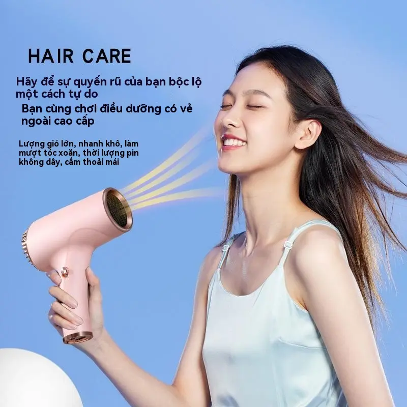 Máy Sấy Tóc Cầm Tay Không Dây, Hàng Mới Về, Công Suất Cao, Sử Dụng Trong Gia Đình, Nhanh Khô, Thích Hợp Cho Cửa Hàng Cắt Tóc, Máy Sấy Tóc Điện Women 2