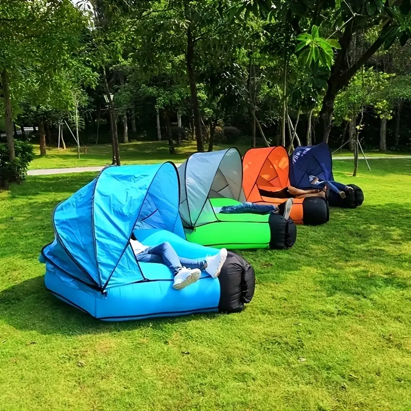 Inflatable Sofa Bed, Outdoor Lazy Inflatable Sofa, For Outdoor Beach Camping Outdoor lazy sofa bed, beach sleeping bag, easy to carry