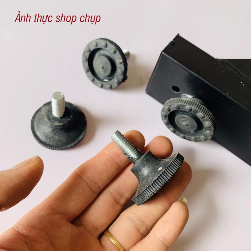Chân Tăng Chỉnh Chiều Cao Bàn M8 Eccox, Vít Tăng Đế Cao Su Bàn Ghế Chống Xước Chống Trượt Sắt Hộp Giúp Tùy Chỉnh Độ Cao 2