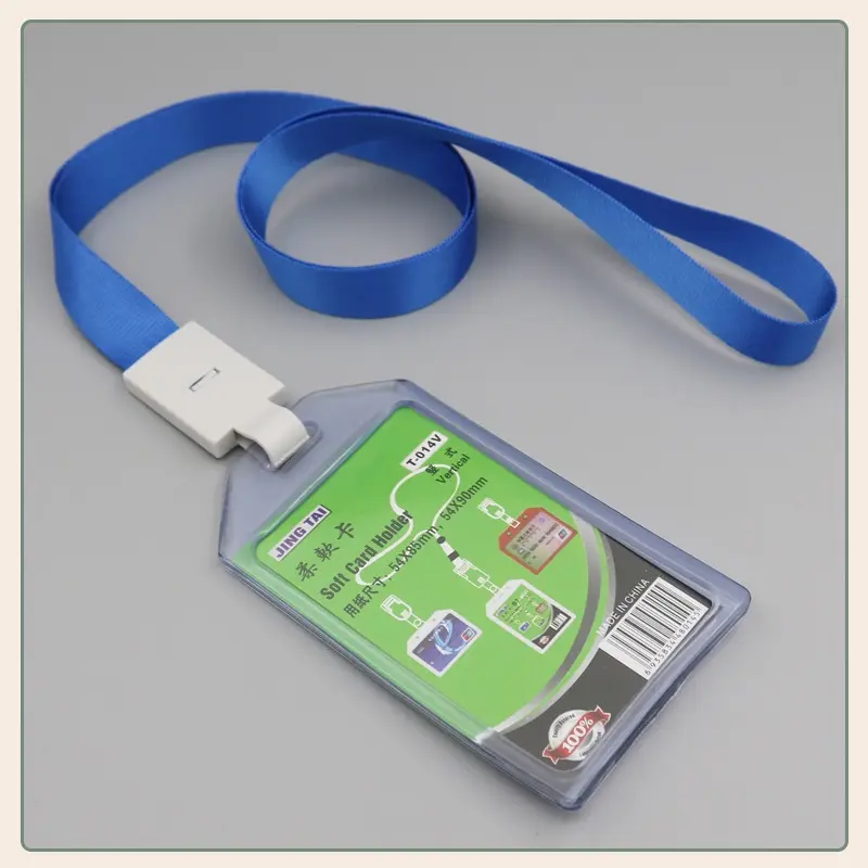 Frame Casing Tempat ID Card Holder Karet 1 Sisi / frame id card /casing id card - Qiqi Treasure 1