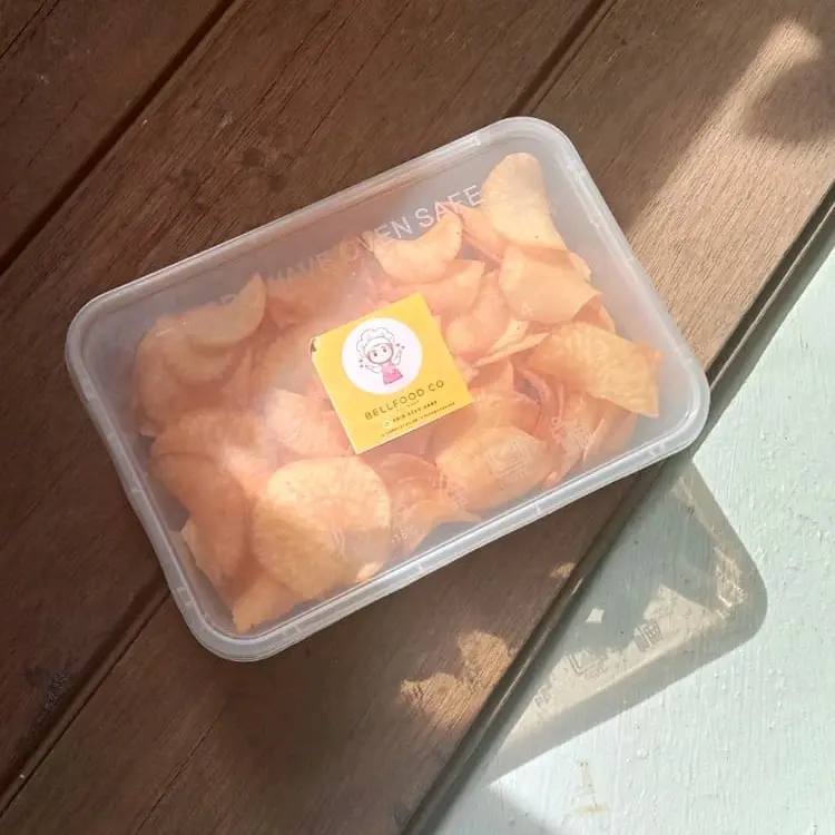 Keripik Singkong Pedas Balado Camilan Snack Food Kripik 2