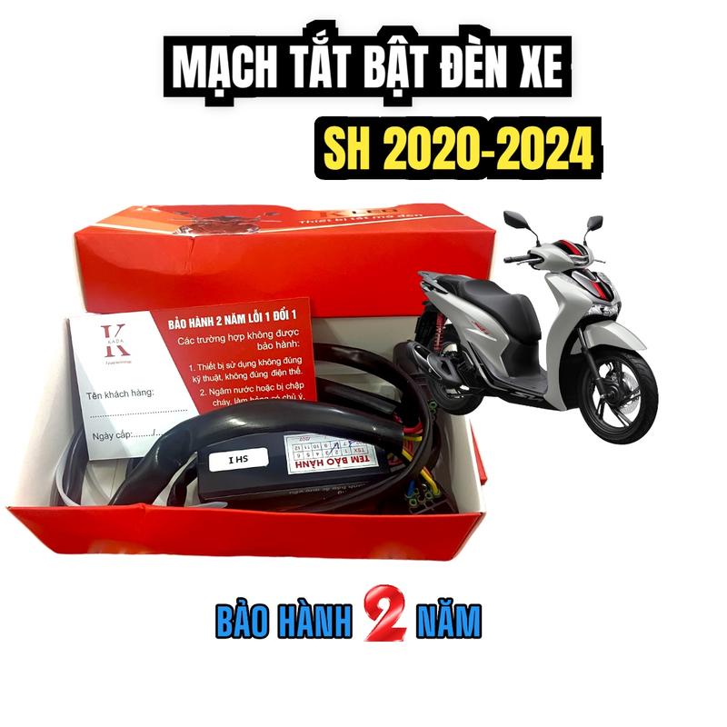 Bộ Mạch Tắt Đèn Xe SH 2024 - Bảo hành 2 năm - Dùng chung cho xe SH 2020 - 2023 - Passing tắt bật Bi Phụ Kiện Phụ Tùng