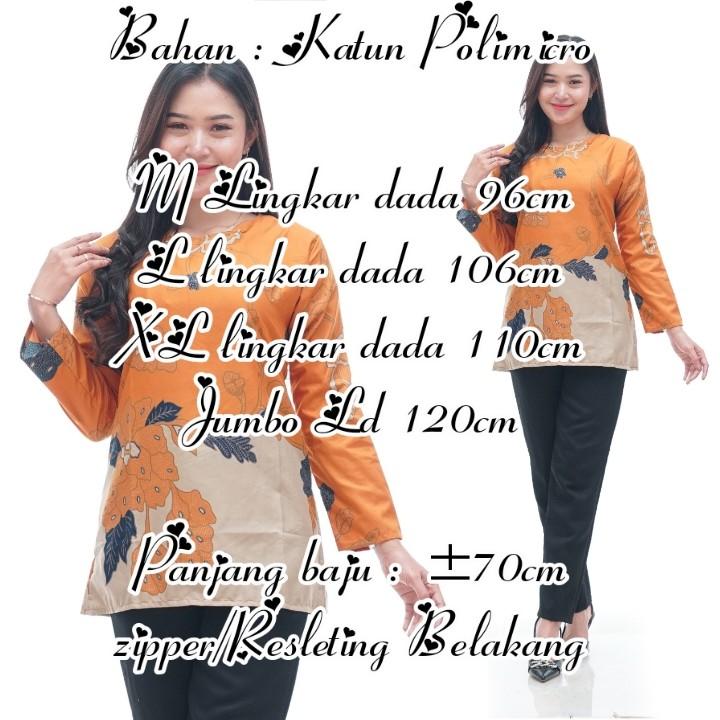 Product Introduction of BAJU BATIK TUNIK ATASAN KERJA WANITA NGAJAR BAJU GURU NGAJAR SERAGAMAN 0
