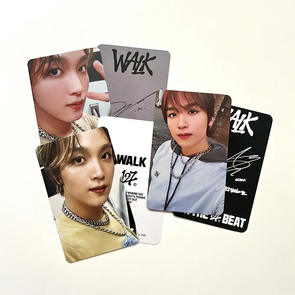 1 7pcs NCT 127 HAECHAN WALK Lomo Cards ON THE BEAT WayV ID Photo