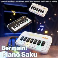 Gambar Duffy Toys Mainan Anak Piano Mini / Mainan Piano Electronic Mini Education Anak / Mini Piano Elektronik 15-Tuts Mainan Keyboard Music Beginner Mini Piana Musical Instrument Multifungsi Piano Mainan Anak - Putih-bulat dari DUFFYTOYS Official Store Kab. Tangerang 4 Tokopedia
