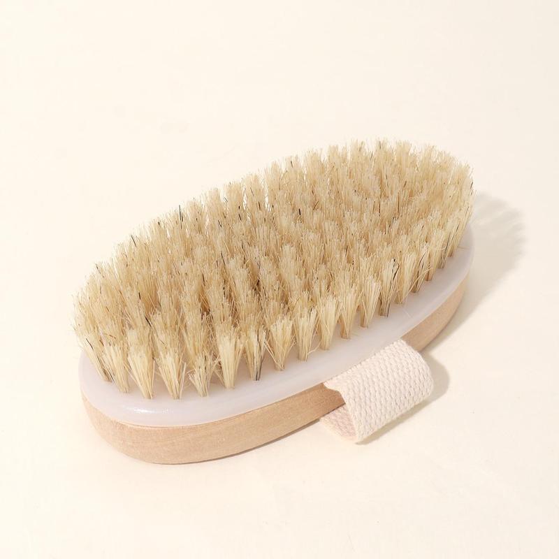 Product Introduction of Wooden Bath Brush, 1 Count Dry & Wet Use Exfoliating Body Brush, Professional Body Scrub Brush for Removing Dead Skin and Improving Skin Texture, Everything Shower Products 14