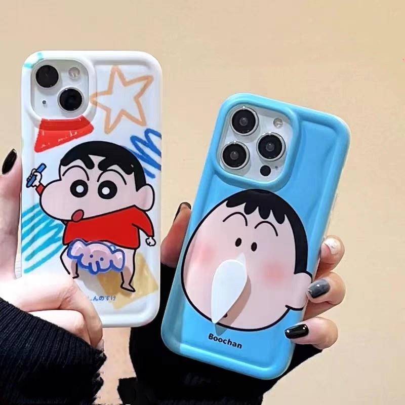 Product Introduction of Ốp Điện Thoại Bút Chì Màu Vui Nhộn Sáng Tạo, Thiết Kế Shinchan, Nút Có Thể Xoay, Tương Thích Với iPhone 14 Plus, 11, 12, 13, 14, Pro Max, 6, 6S, 7, 8 Plus, SE, 2022, XR, X, XS MAX, Ốp Trong Suốt Bảo Vệ Camera Mịn Phụ Kiện Silicone 44