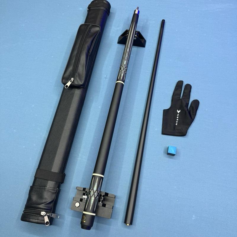 Combo Cơ Bida Phủ Carbon HSSV - Đi kèm : Bao da , Găng Tay Và Nơ ... Sport