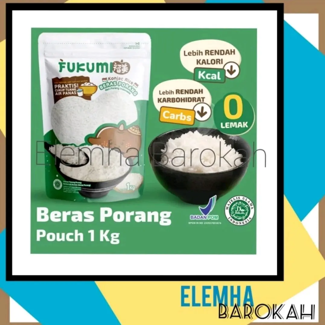 Fukumi Beras Porang Pouch 1 Kg