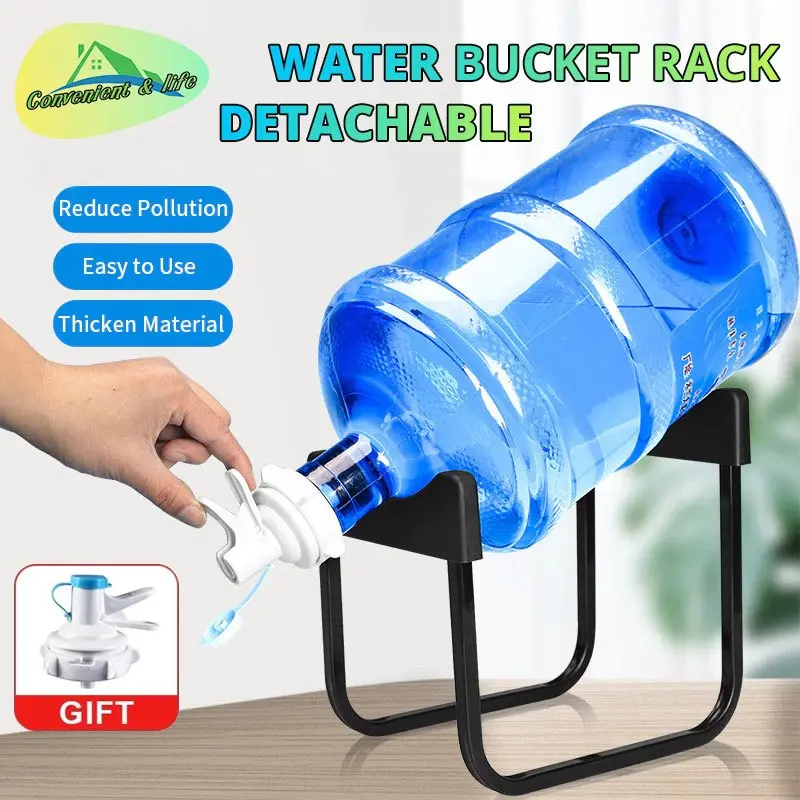 Portable Automatic Faucet Plastic Mineral Water Despenser Dispenser Faucet Pump Stand Rack