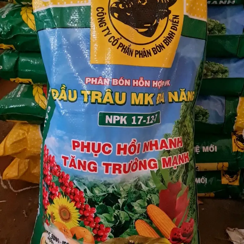 500gr Phân đầu trâu đa năng NPK 17-12-7  dùng cho hoa cây cảnh 0