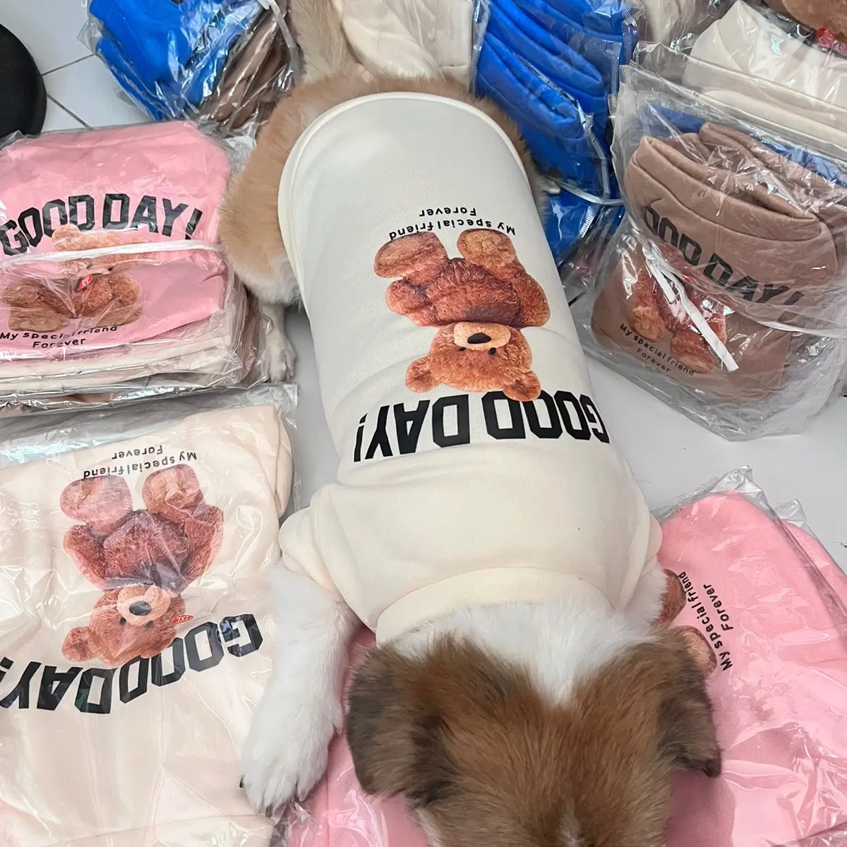Baju kucing anjing pakaian hewan good day