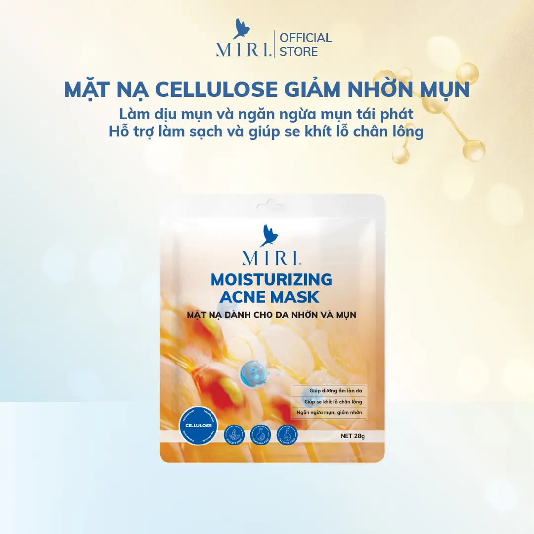 Mặt Nạ Dành Cho Da Nhờn Và Mụn - Moisturizing Acne Mask MIRI (28gr)