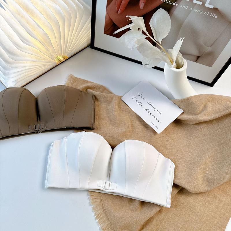 Product Introduction of Underwear, women's, front buckle, no straps, push-up, no-trace, seamless, wrapped chest, bra, non-slip, breathable and comfortable, no bunching, comfortable, suitable for spring, summer, autumn winter, very beautiful 24