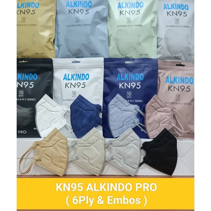 Masker Alkindo Pro 6ply isi 10 pcs - Masker Impor Premium 0