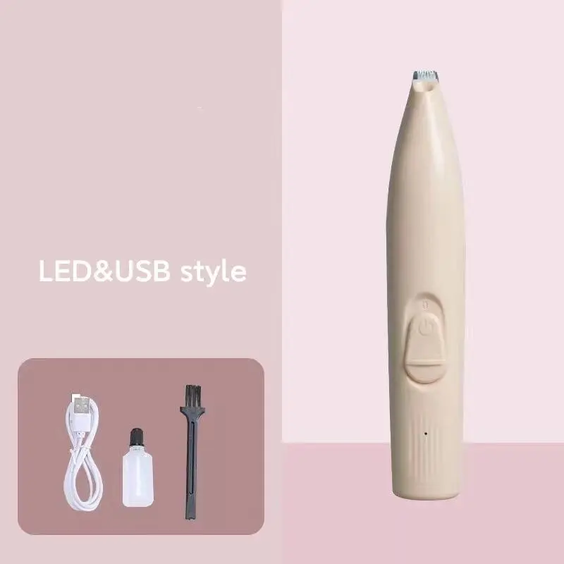 Tông Đơ Cắt Lông Cho Thú Cưng, Dao Cạo Điện, Sạc USB, Tông Đơ Cắt Tỉa, Có Kéo, Thích Hợp Cho Chó Và Mèo 7