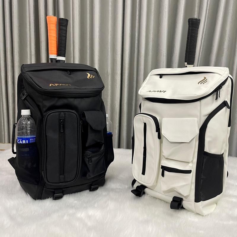 Balo apavi chính hãng / balo cầu lông / balo tennis chất full da có 13 ngăn lớn nhỏ