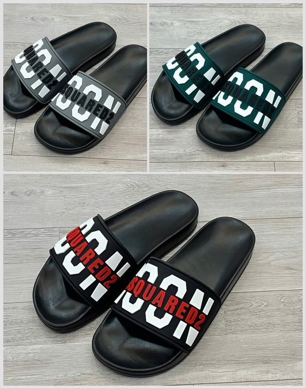 Dép Nam quai ngang Đê S.Q Đỏ Trắng, Xám, Xanh Rêu 3 Màu Hot Slipper DéP Đế Bằng Dép Lê