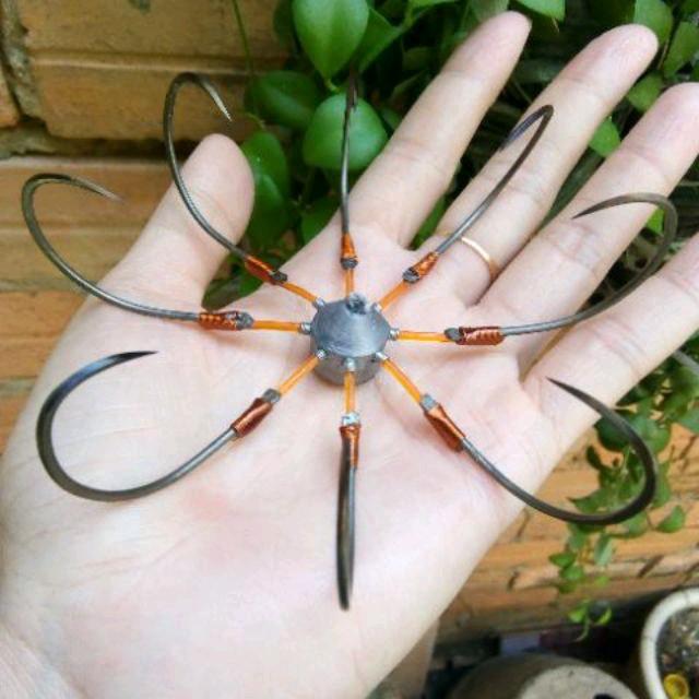 Lưỡi Câu Lục, Lưỡi Chùm, Lưỡi Bát Tỳ Chì Đúc size 8-10-12-14-16 Fishing Bắt Cá