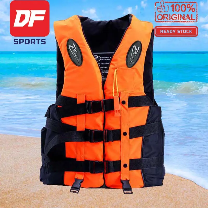 DF.os Professional Safety Life Jacket Foam Float Vest For Adult Children Water Ski Sports