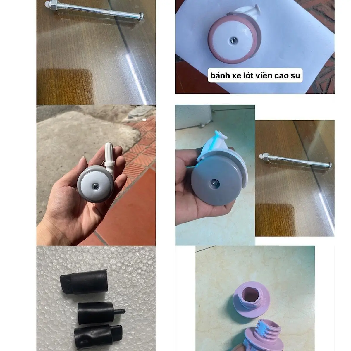 Phụ kiện xe tròn tập đi ( Bánh xe, đinh, ốc) Cho Bé