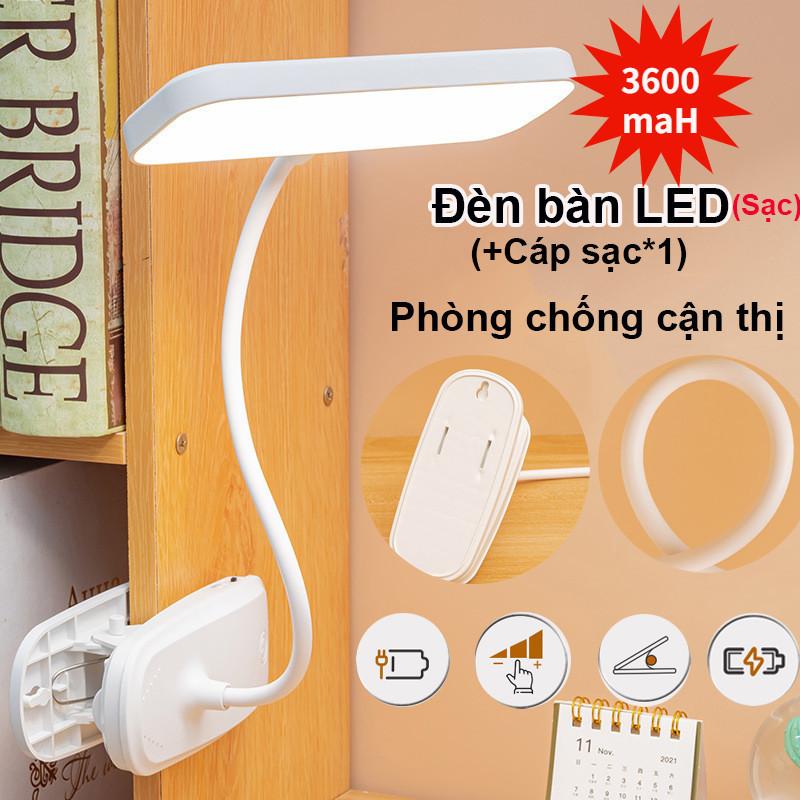 Đèn Học LED Để Bàn Sạc/Đèn Đầu Giường Đọc Sách Trong Ký Túc Xá Sinh Viên/Bảo Vệ Thị Lực Của Trẻ