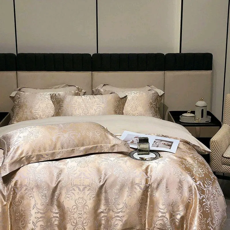 Bộ Chăn Ga Gấm Hoàng Gia Singapore