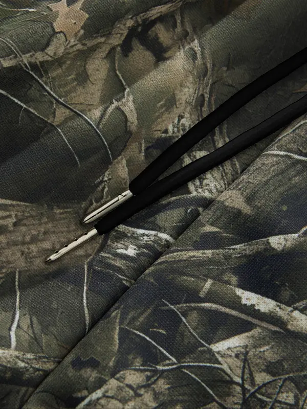 Men's Camo Print Straight Leg Sweatpants, Street Fashion Casual Regular Fit Camo Print Baggy Trousers for Daily Wear, Men's Bottoms for Summer 8