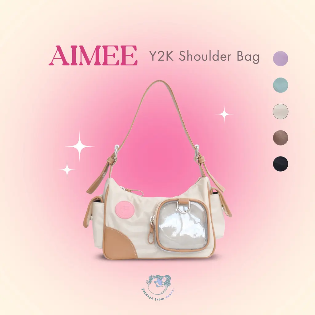 AIMEE Y2K SHOULDER BAG - UNDERARM BAG - TAS KOREA