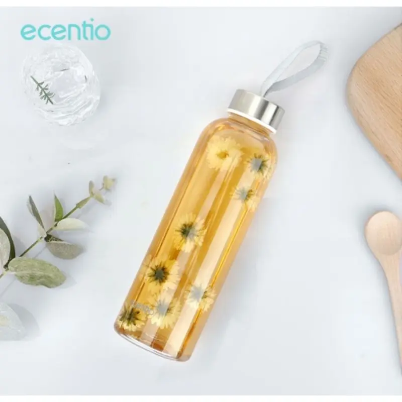 Ecentio Botol Minum Botol Olahraga Kanto 500ML Botol Minuman Olahraga Botol Minun Bening Water Botol Botol Air Olahraga 4