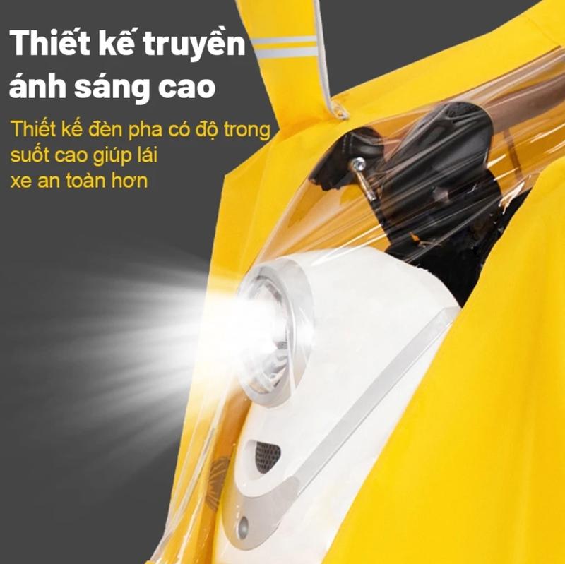 Product Introduction of Zacro Áo mưa xe máy cho 2 người, chống thấm, thấm nước tốt, vải dày dặn, phản quang, áo mưa xe máy, áo mưa xe điện, thuận tiện đi lại đi làm, xách tay 0