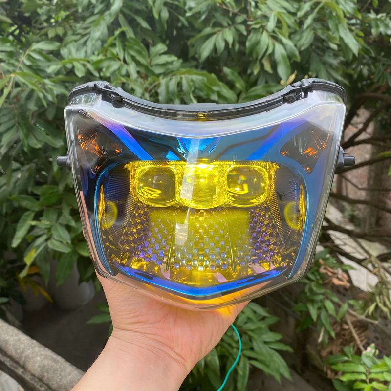 Đèn Wave Led Bi KAWAII Lắp Wave Alpha 50 100 110, Wave S 50 100, Wave RS RSX 100 Mikan (CHÚ Ý: chi tiết xem ở mô tả sản phẩm) Đèn Xi Nhan Phụ Tùng Đèn Pha