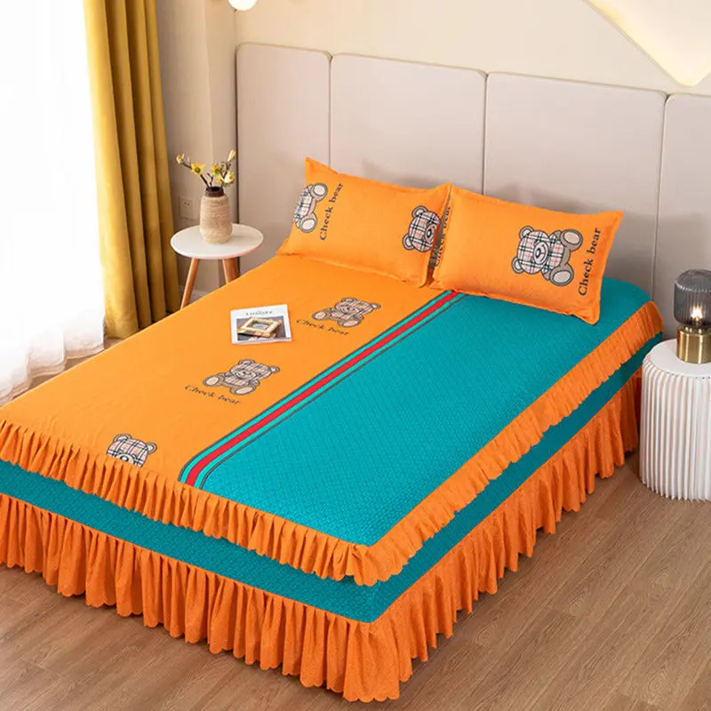 Váy Trải Giường, Một Mặt, Chống Trượt, Vỏ Bảo Vệ Vỏ Ga Trải Giường Simmons Công Chúa, Vỏ Nệm, Vỏ Chăn, Thích Hợp Cho Tất Cả Các Mùa 6