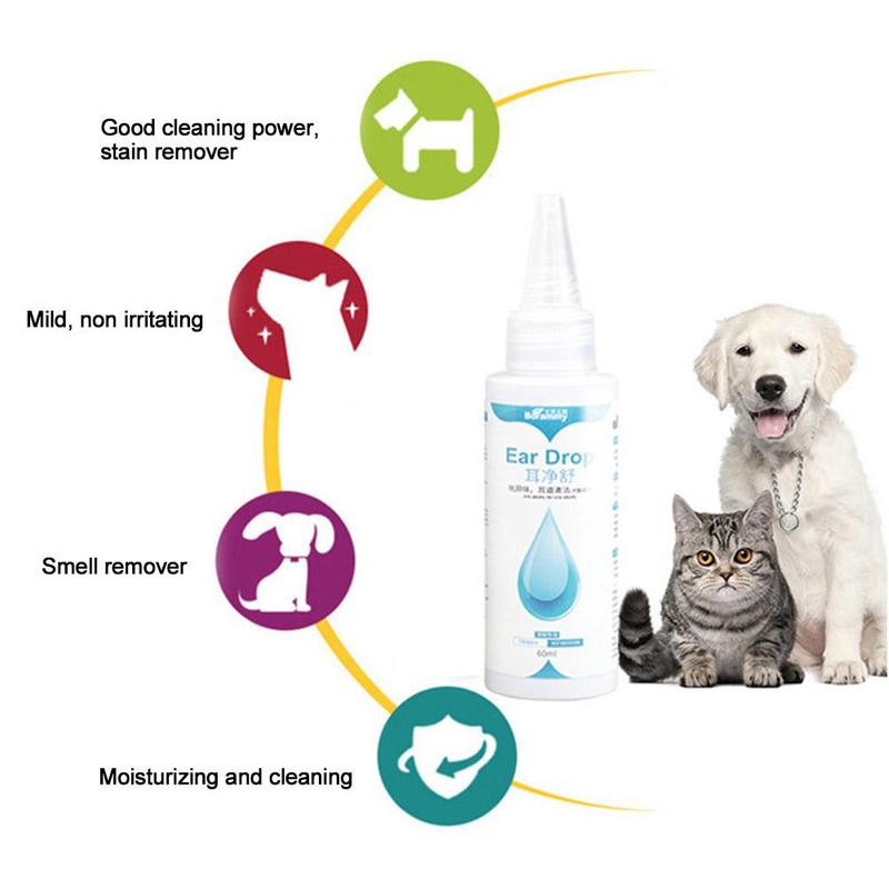 Product Introduction of Ear Cleansing And Soothing Dog Ear Drops, Dog Cleansing 60ml, Products Ear Eye Cat Pet Cat L3W5 22