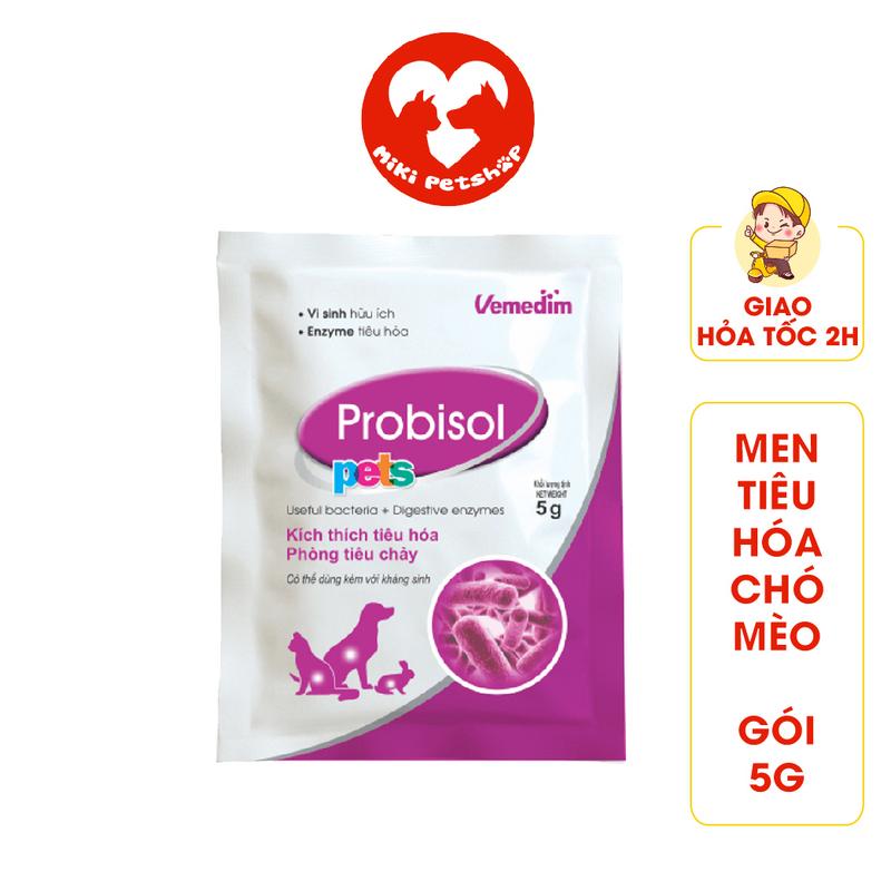 Men Hỗ Trợ Tiêu Hóa Cho Mèo Con Chó Con Probisol 5G men  vi sinh 0
