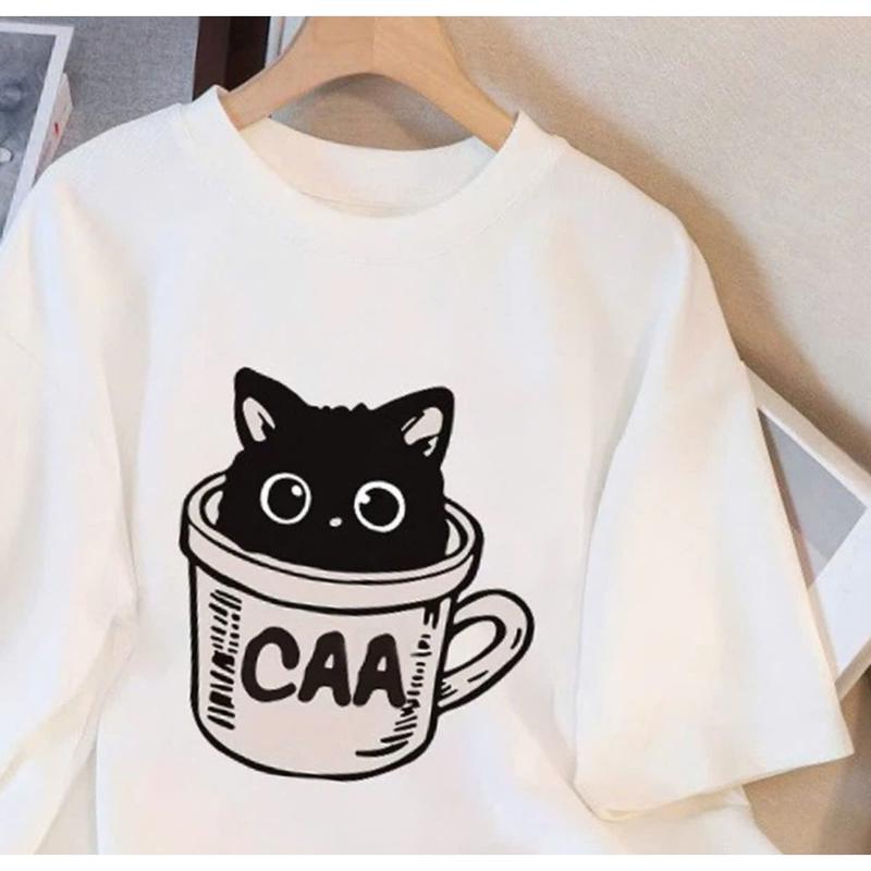 Áo thun phông nữ nam 3158 chất liệu cotton khô dày dặn form rộng tay lỡ KONOVA in hình luckyhappy 8