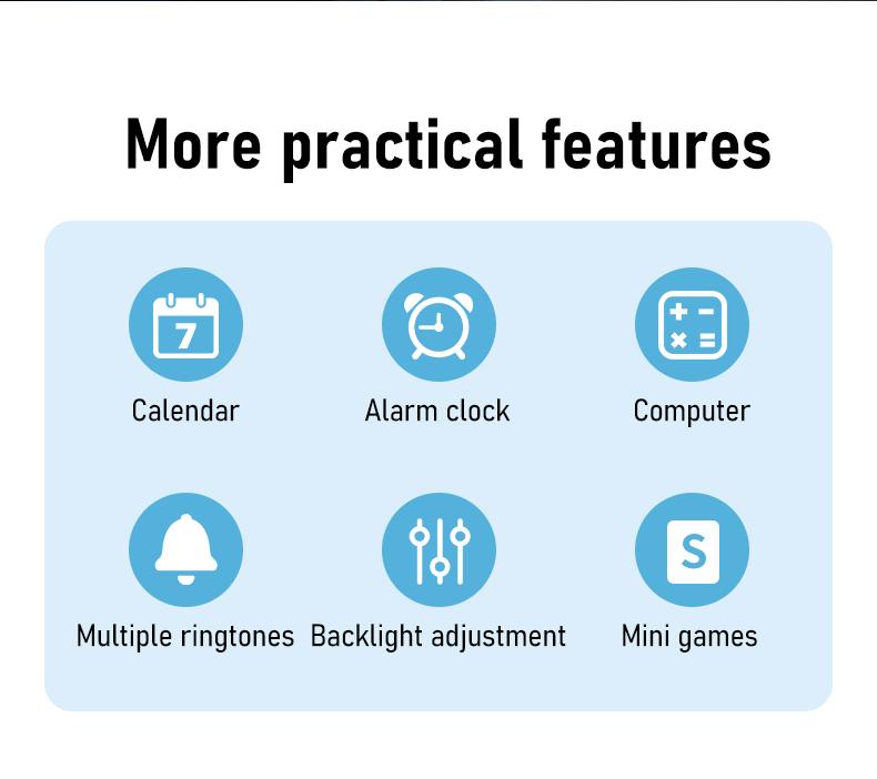 Product Introduction of New Straight Button Machine 2G mic spinning N106 Big Word Function Ready to Use Classic Mobile Phone Suitable for Adult Student Mobile Phone Mini phone GSM Card Dual multicolor Southeast Asia 13