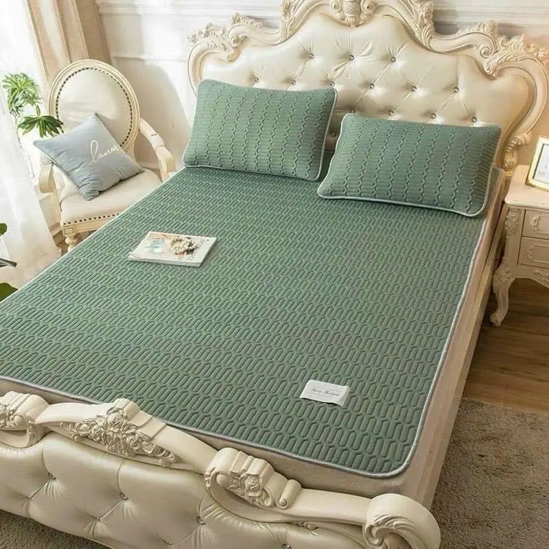 [tặng kèm 2 vỏ gối ]chiếu điều hòa Trần bông 3 món đủ kích thước 2