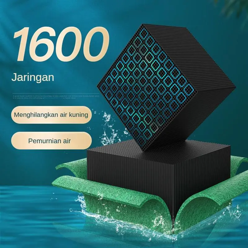 Magic Water Purifier Aquarium Aktiv Karbon Air Pump Filter Media untuk Menghilangkan Air Kuning dan Bau Karbon Selular sebagai Bahan Filter untuk Pemurnian Air 0