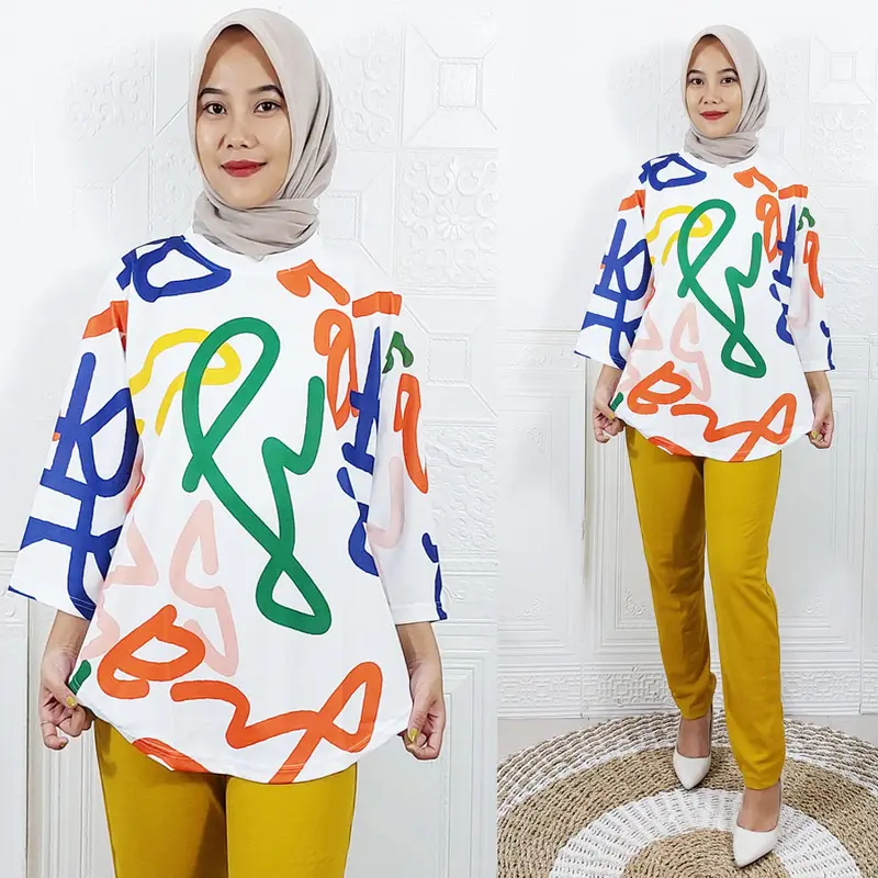 ONE SET BAJU DAN CELANA WANITA MAYA SETELAN GL FASHION 5