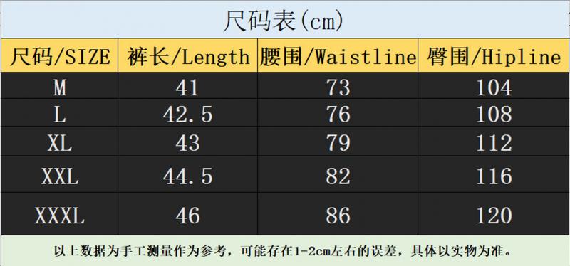 Product Introduction of American Rain Movie Character Shorts Male and Female Trendy Brand Casual Cool Quarter below the Knee Quick-Drying Breathable Pants Summer Menswear Lingerie Trouser Tropical 23