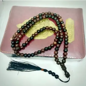 Tasbih Asli Kayu Galih Asem 99 Butir / 8Mm / Kayu Galih Asem Bertuah Muslim