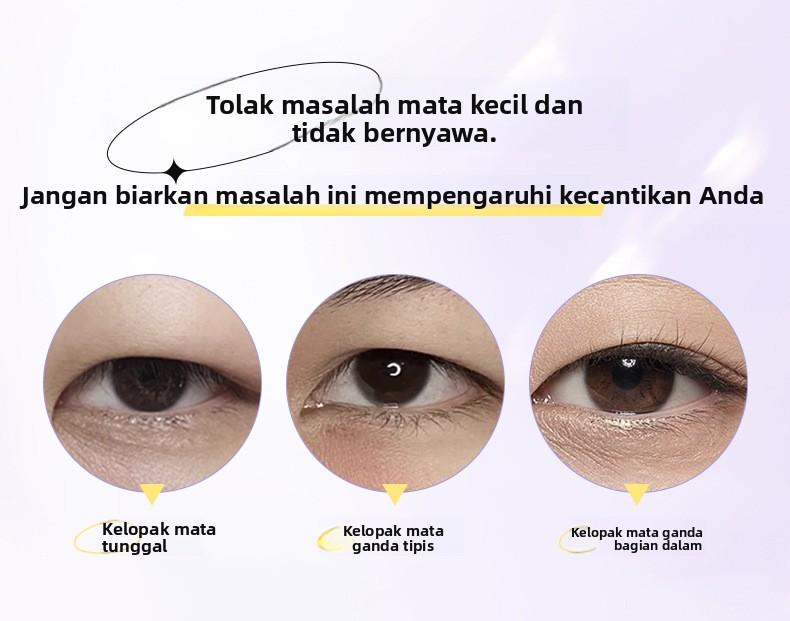 Krim Pengaturan Tak Terlihat untuk Kelopak Mata Ganda Tahan Lama Tahan Air Alami Tanpa Jejak Krim Gel Kelopak Mata Ganda