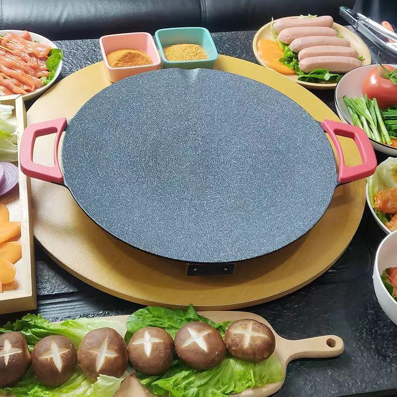 Product Introduction of Korean-Style Electric Baking Pan Outdoor Electric Oven Student Barbecue Household Multi-Functional Non-Stick Pan Barbecue Plate Factory Wholesale 5