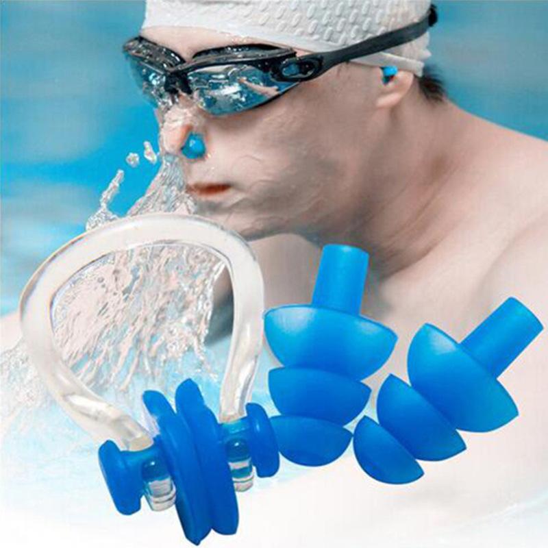Product Introduction of Silicone swimming nose clip, earplugs, set, swimming earplugs, silicone soft 0