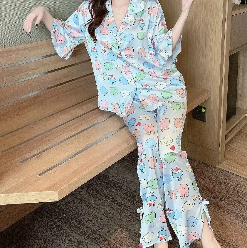 [FREESIZE TỪ 40-58KG] SET DÀI LỤA LATIN TƠ TẰM Nữ