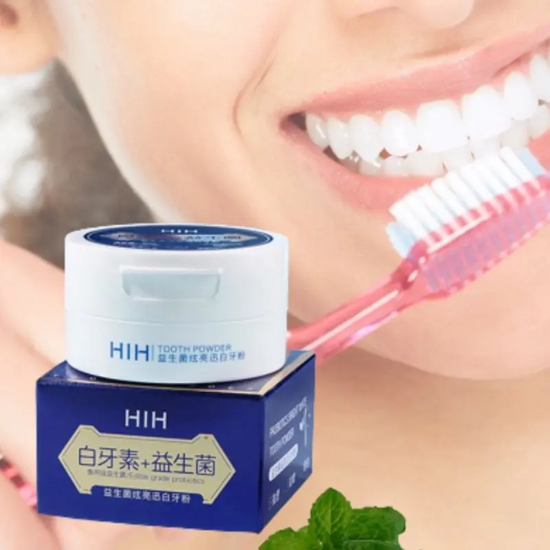 Bột,kem đánh trắng răng HIH khử ố vàng, hôi miệng, viêm chân răng - TAYAKA 1