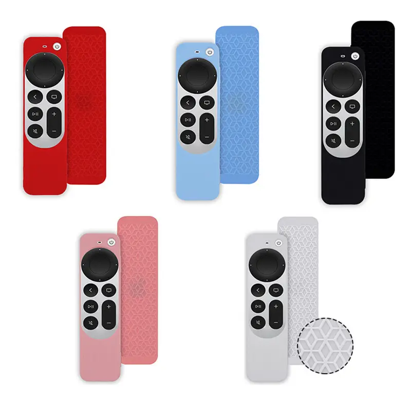 Protector Remote Control Skin Protective Case Silicone Cover For Apple TV Siri 2