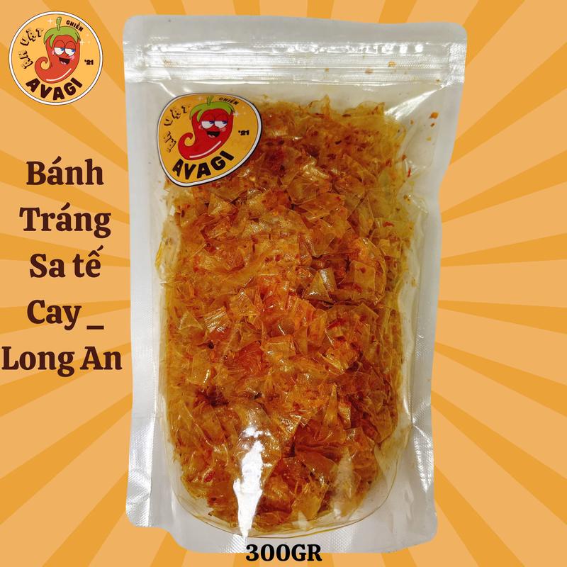 BÁNH TRÁNG SA TẾ CAY LONG AN (300GR) Ăn Vặt AVAGI - [ĐỒ ĂN VẶT SNACKS] Food Thức Ăn